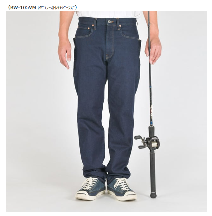 釣りに快適な防水デニム THE BACK WATER AUTHENTIC FISHING DENIMS