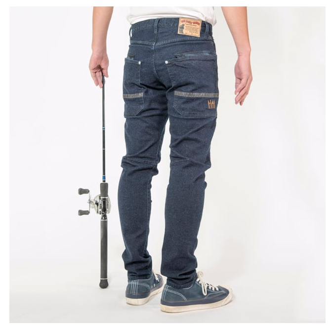 釣りに快適な防水デニム THE BACK WATER AUTHENTIC FISHING DENIMS
