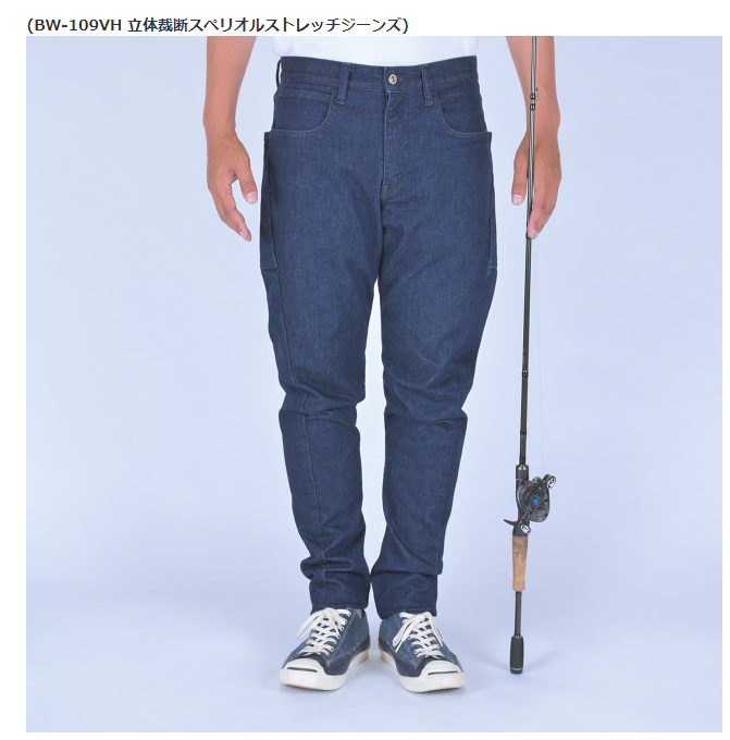 釣りに快適な防水デニム THE BACK WATER AUTHENTIC FISHING DENIMS