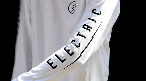 Basser × ELECTRIC CO-LAB L/S TEE WHITE