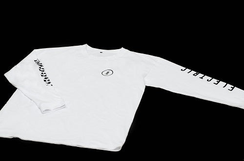 Basser × ELECTRIC CO-LAB L/S TEE WHITE
