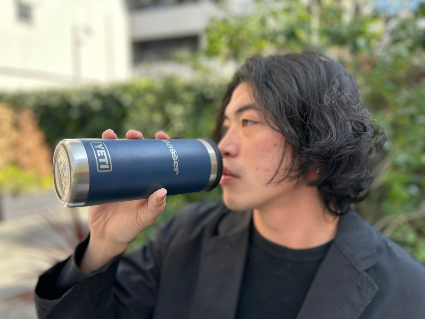 Basser×YETI Rambler 18oz Chug Bottle