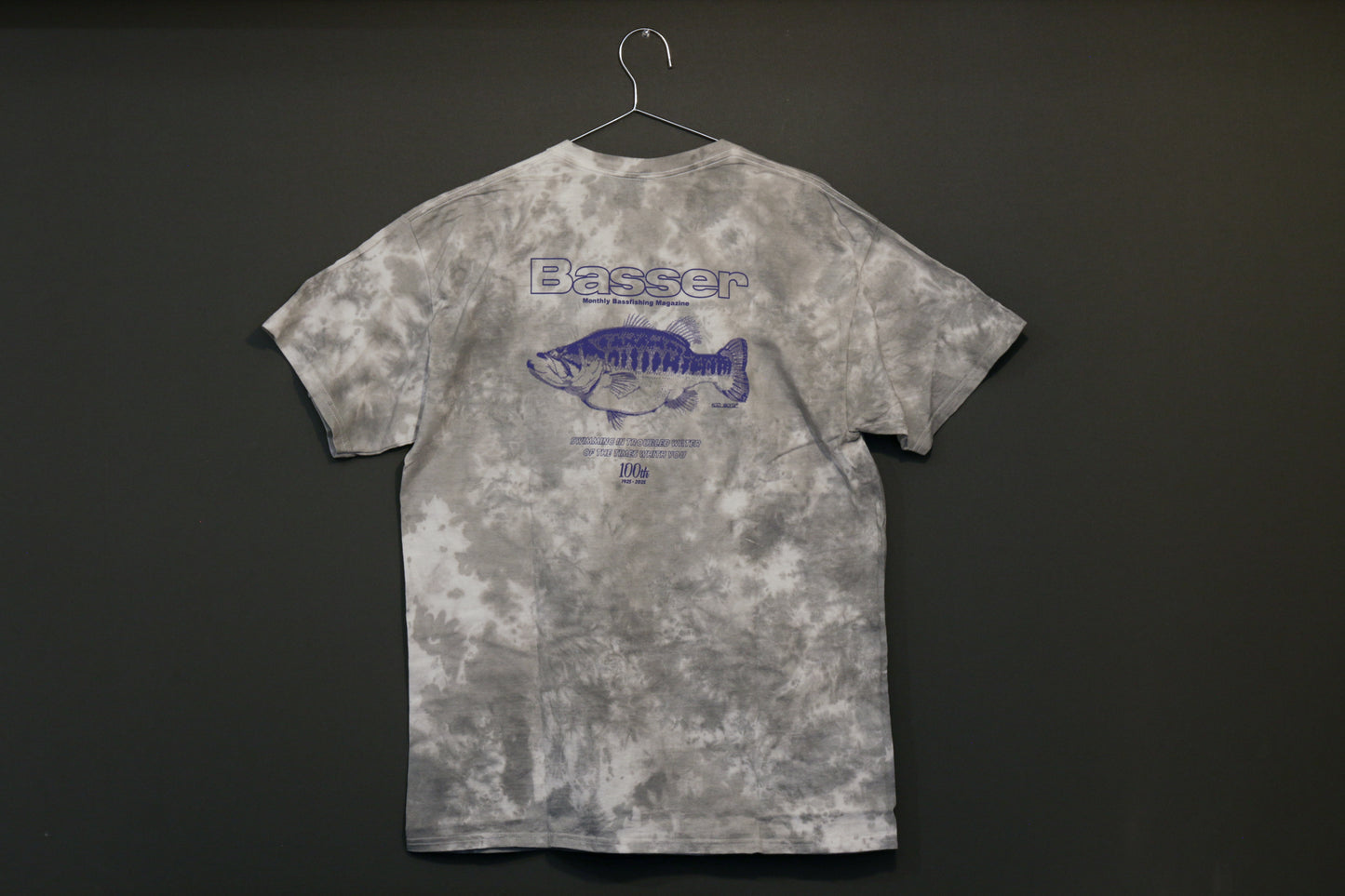 THE HANDRED YEARS BASS CLUB×Basser 100TH BASS FISHING T-shirt by 八百板浩司
