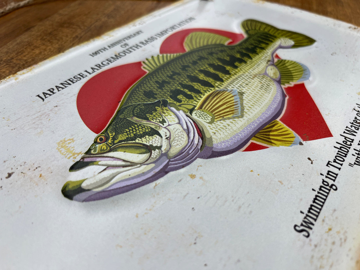 Basser original tin sign