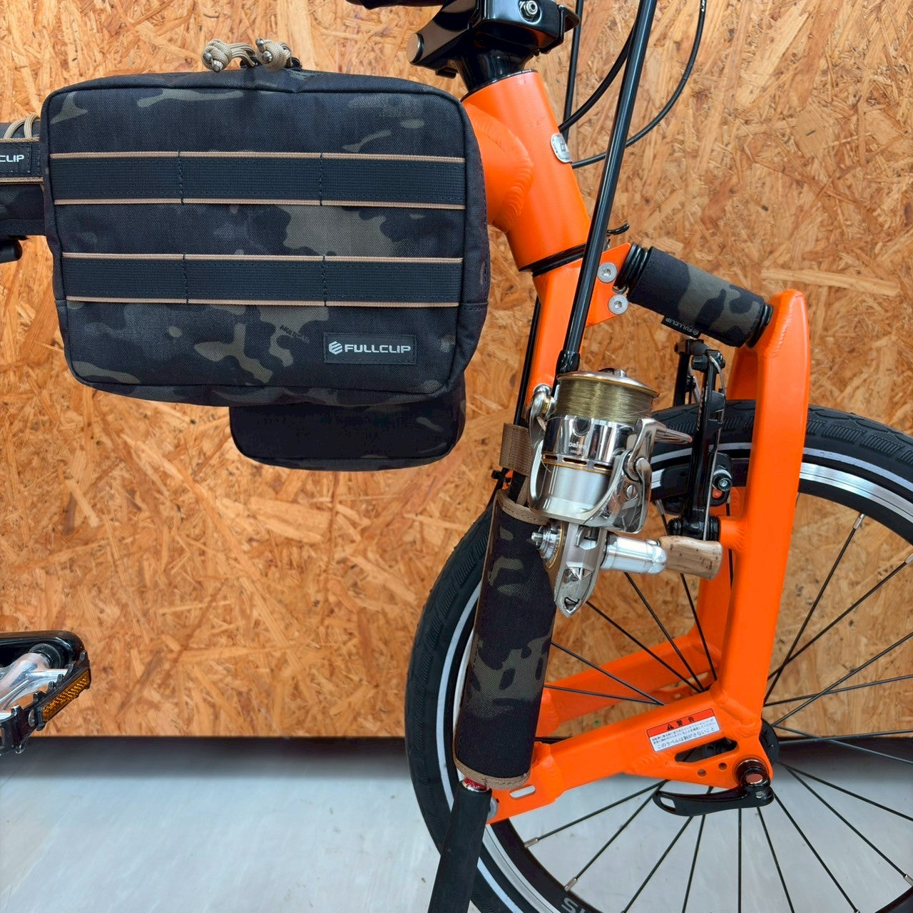 【アンスト限定・受注販売】「birdy」×「FULLCLIP」釣り専用カスタムバイク/birdy Classic マットオレンジ