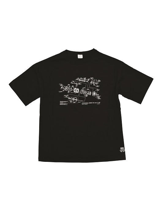ABU for LIFE 発売記念　5.6オンス　ビックシルエットTシャツ
