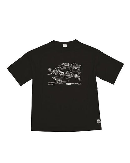 ABU for LIFE 発売記念　5.6オンス　ビックシルエットTシャツ