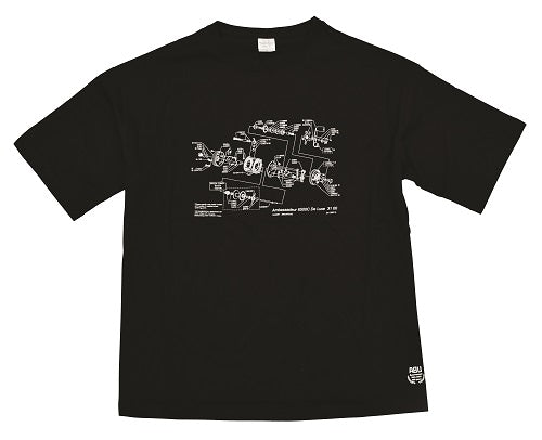 ABU for LIFE 発売記念　5.6オンス　ビックシルエットTシャツ