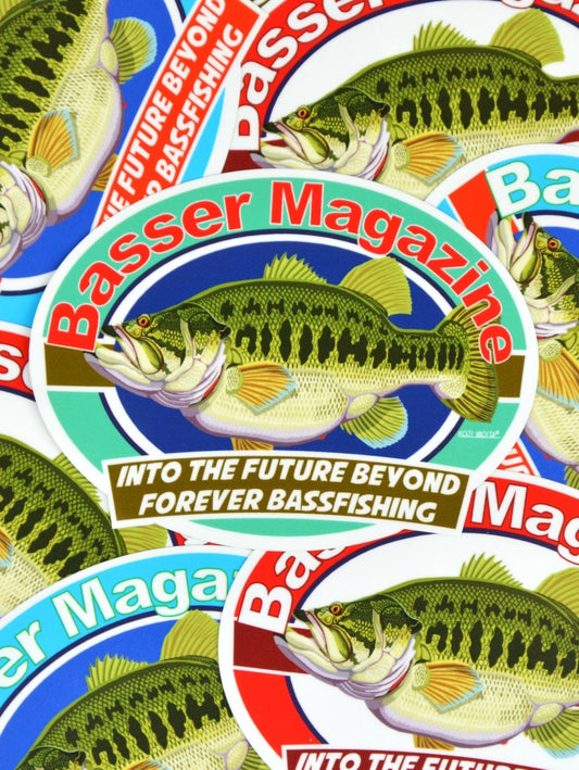 Basser ステッカー　by 八百板浩司