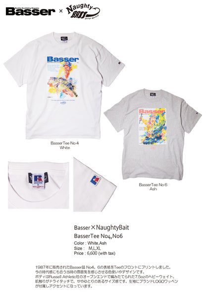 Basser×NaughtyBait Basser Tee No.6