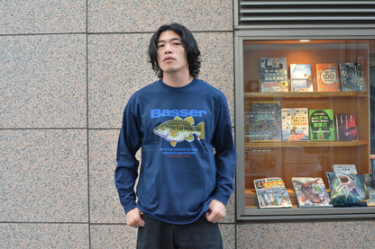 Basser Long Sleeve T-Shirt, Full Color Print by Koji Yaoita