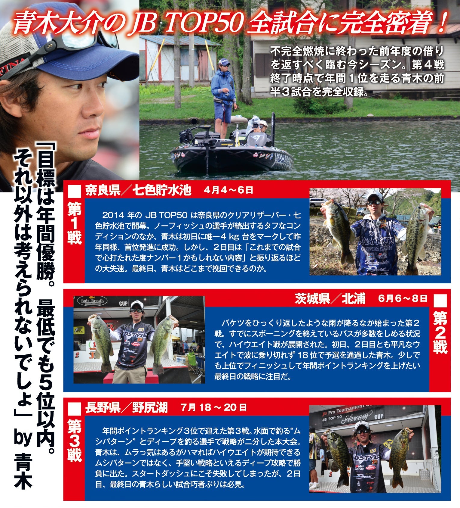 ストリーミング動画（バスフィッシング・シリアス） – JAPAN ANGLERS STORE