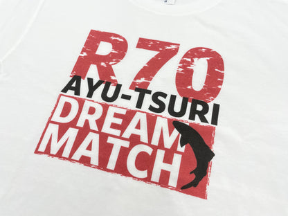 「R70 鮎釣り ドリームマッチ」大会記念グッズ（キャップ＆Tシャツセット）