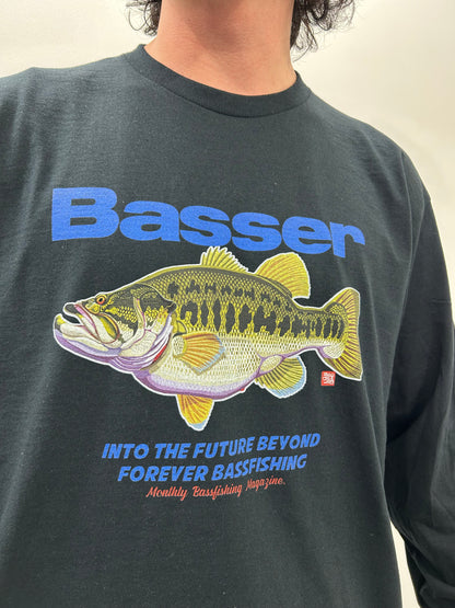 Basser ロンT　フルカラープリント　by 八百板浩司