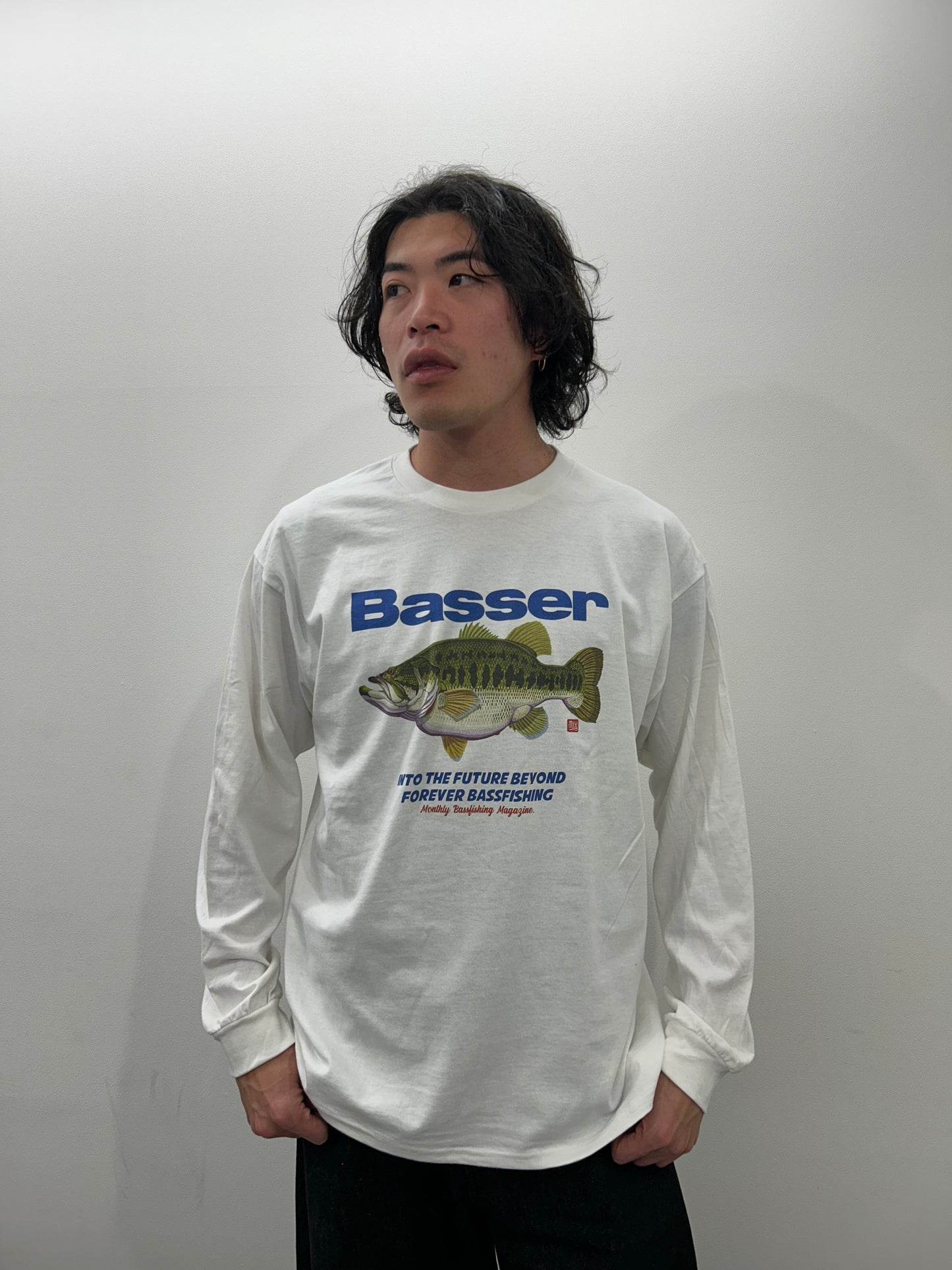 Basser ロンT　フルカラープリント　by 八百板浩司