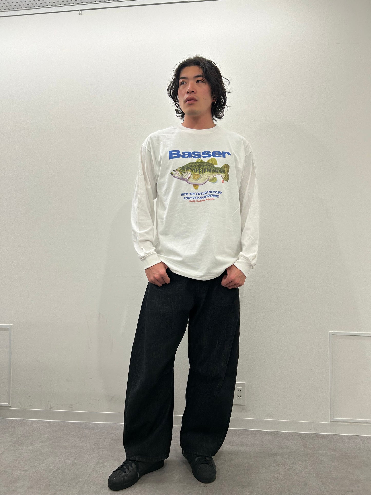 Basser ロンT　フルカラープリント　by 八百板浩司