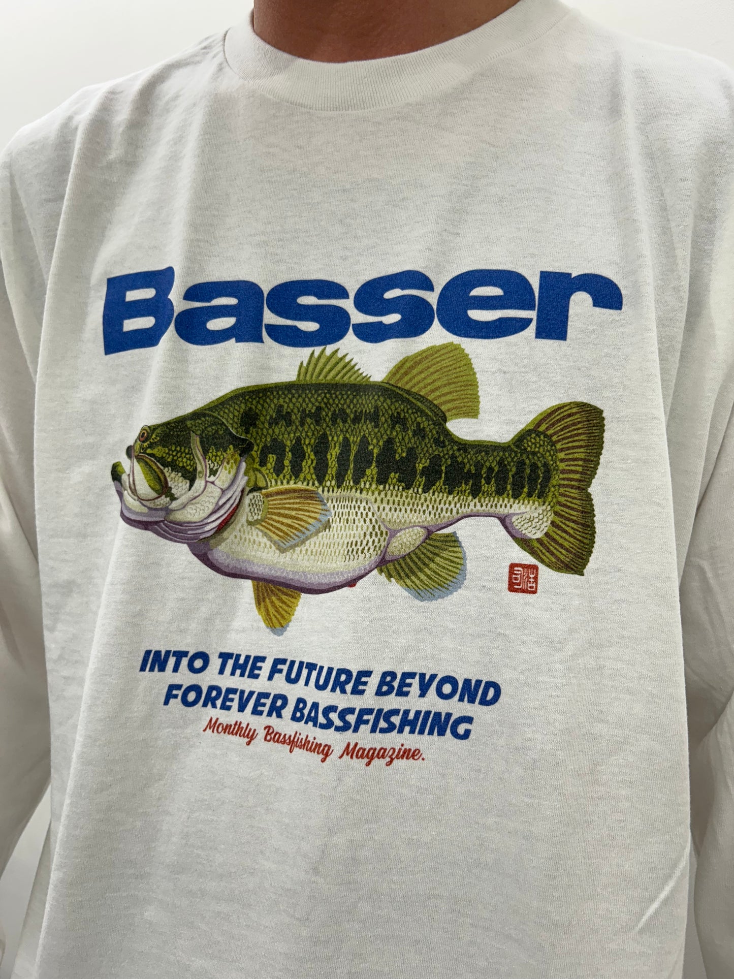 Basser ロンT　フルカラープリント　by 八百板浩司