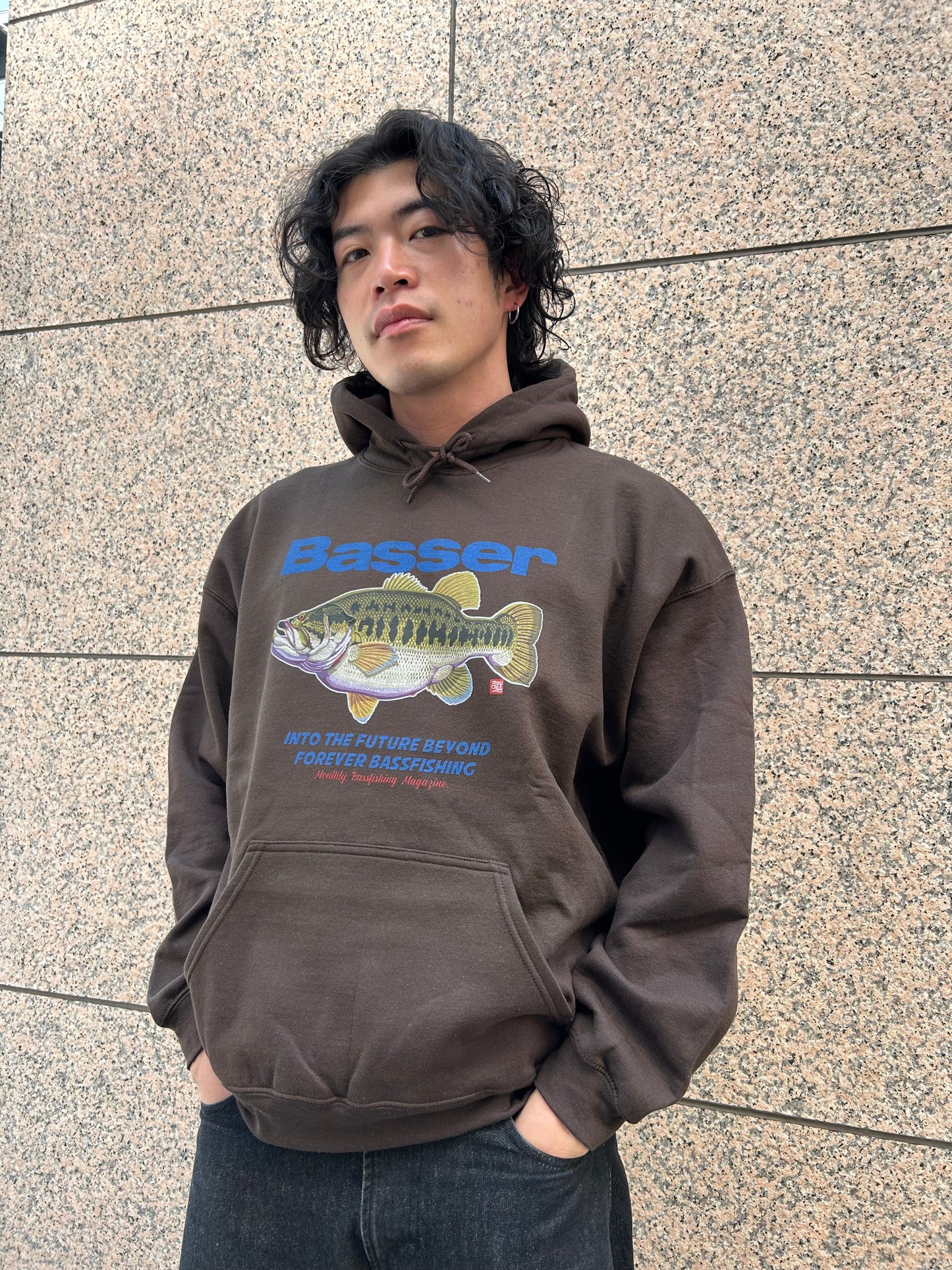 Basser HOODIE　フルカラープリント　by 八百板浩司