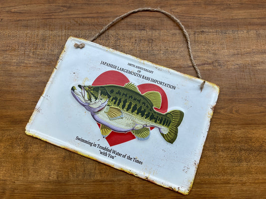 Basser original tin sign