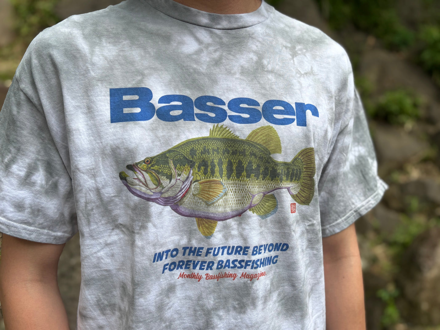 Basser Tシャツ　フルカラープリント　by 八百板浩司