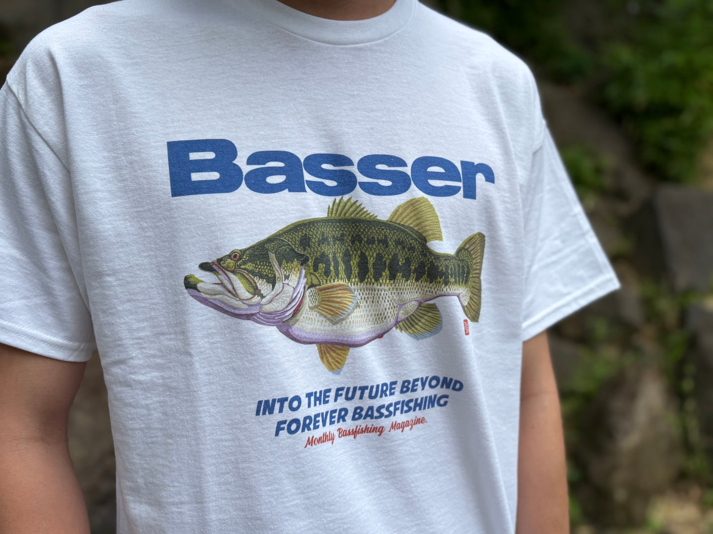 Basser Tシャツ　フルカラープリント　by 八百板浩司