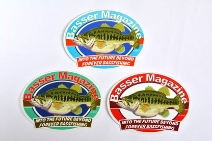 Basser ステッカー　by 八百板浩司