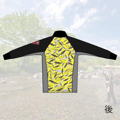 『つり人』アユ・ドライフルジップアップSHIRT
