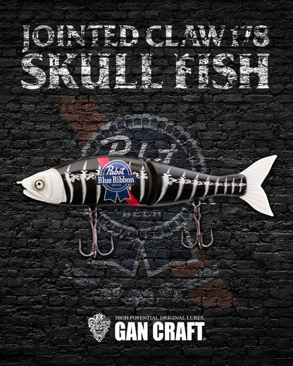 Pabst Blue Ribbon × GANCRAFT × Basser Allstar Classic "Skull Fish"